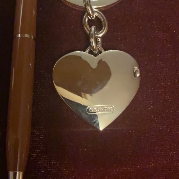 Coach Heart Keychain Locket and Pen Set - Picture 4 of 5